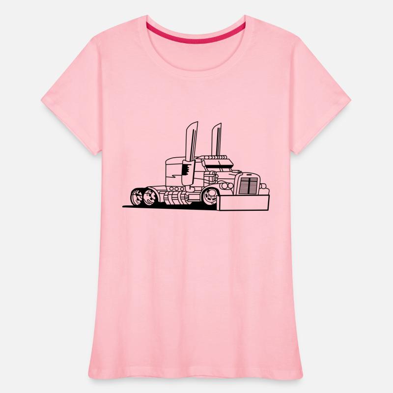 Comic style truck