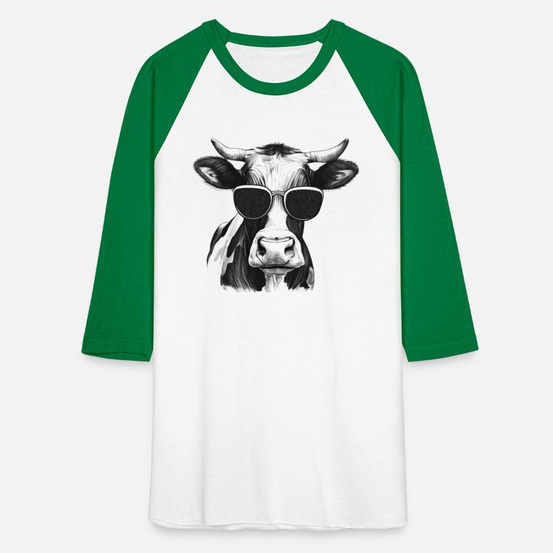 COOL COW FUNKY WEARING SUNGLASSES
