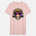 Cool DJ Monkey Headphones Colorful Retro Style
