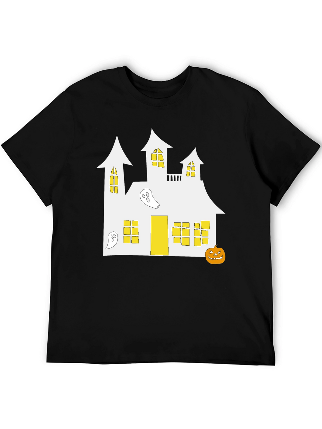 Halloween Haunted House Graphic T-Shirt
