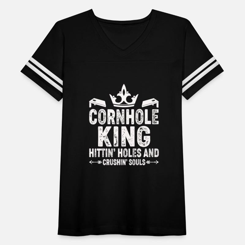 Cornhole King Hittin Holes And Crushin