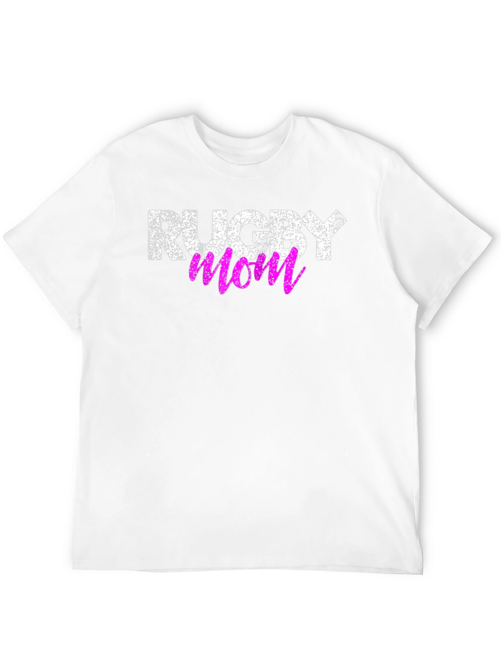 Rugby Mom Graphic T-Shirt - Black