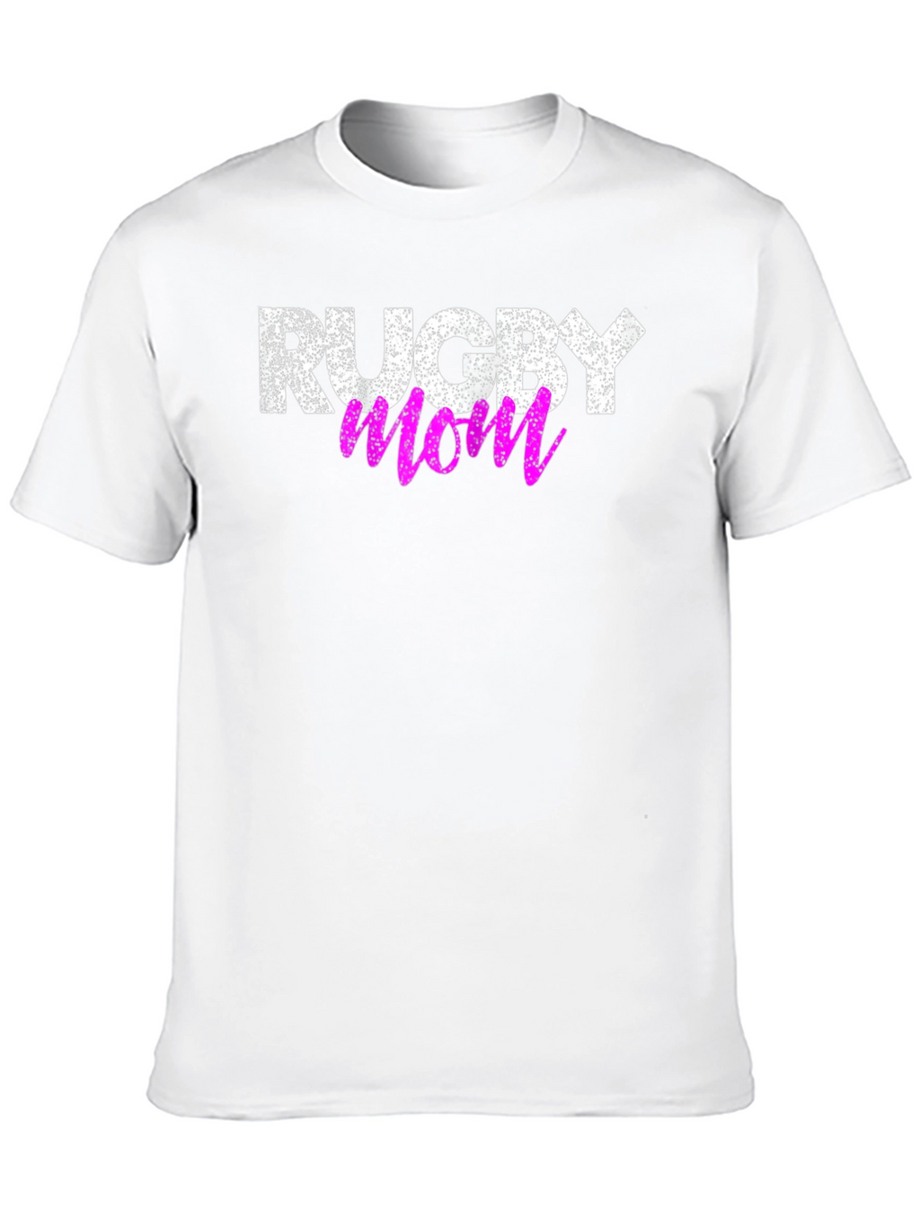 Rugby Mom Graphic T-Shirt - Black