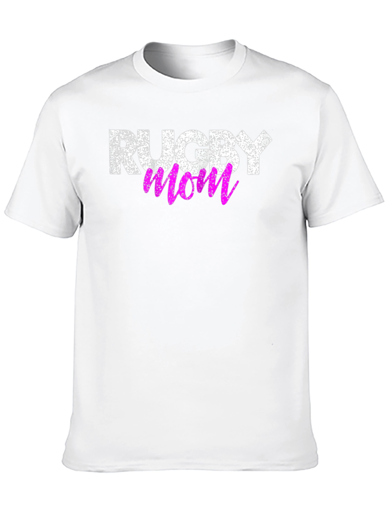 Rugby Mom Graphic T-Shirt - Black