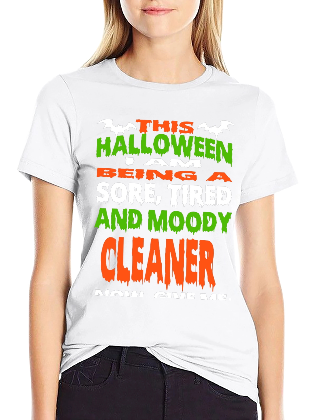 Funny Halloween Cleaner T-Shirt