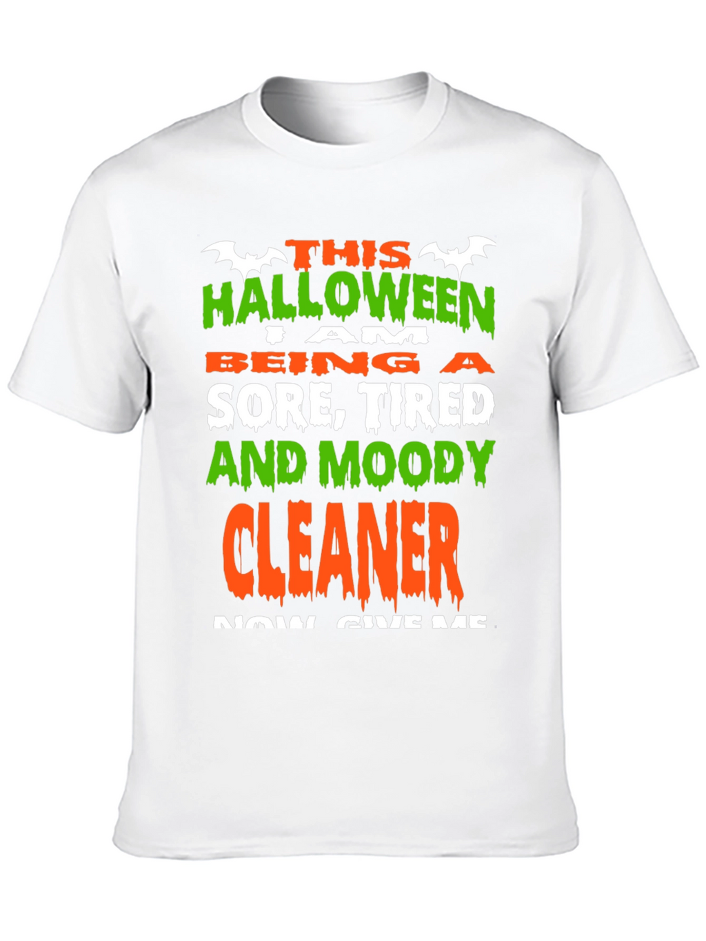 Funny Halloween Cleaner T-Shirt