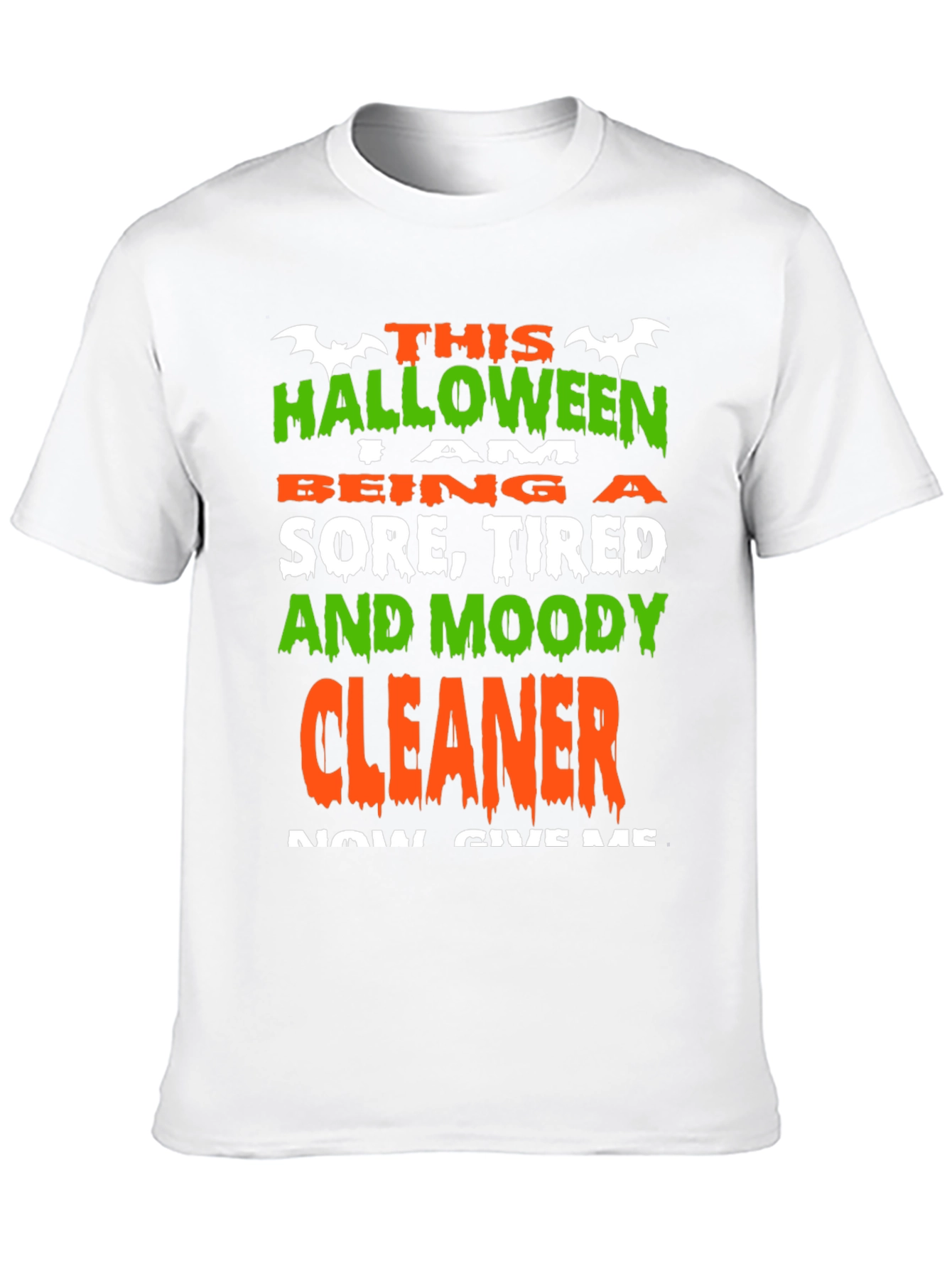 Funny Halloween Cleaner T-Shirt