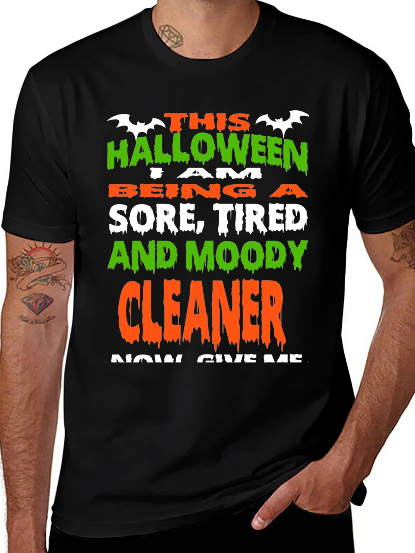 Funny Halloween Cleaner T-Shirt