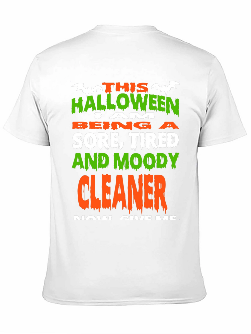 Funny Halloween Cleaner T-Shirt