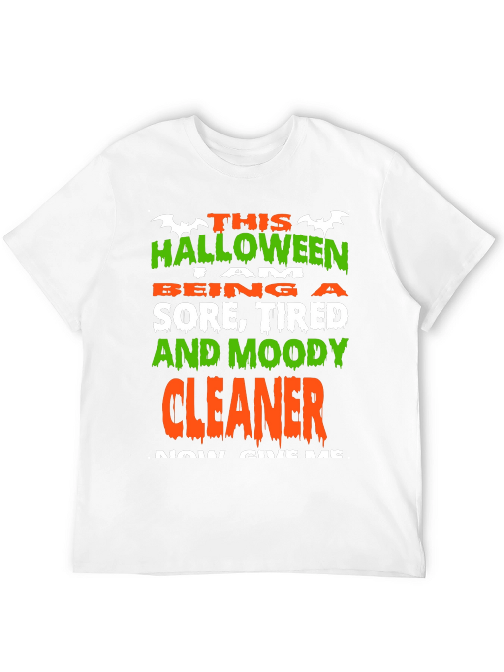 Funny Halloween Cleaner T-Shirt