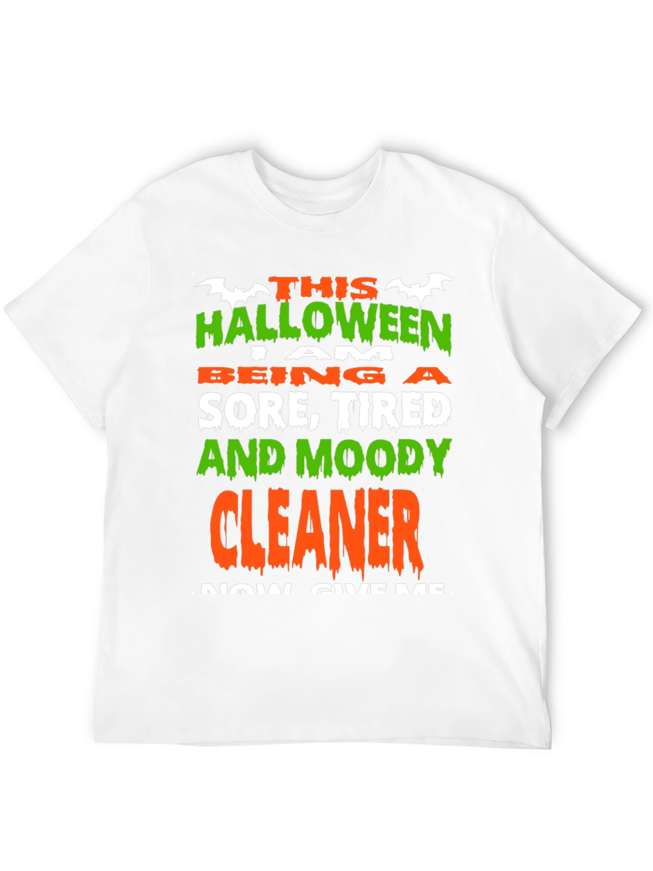 Funny Halloween Cleaner T-Shirt