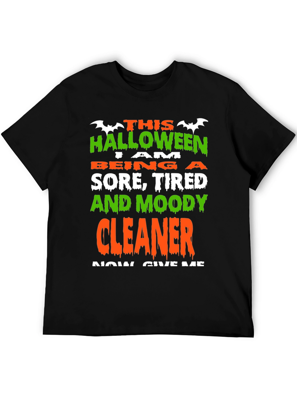 Funny Halloween Cleaner T-Shirt