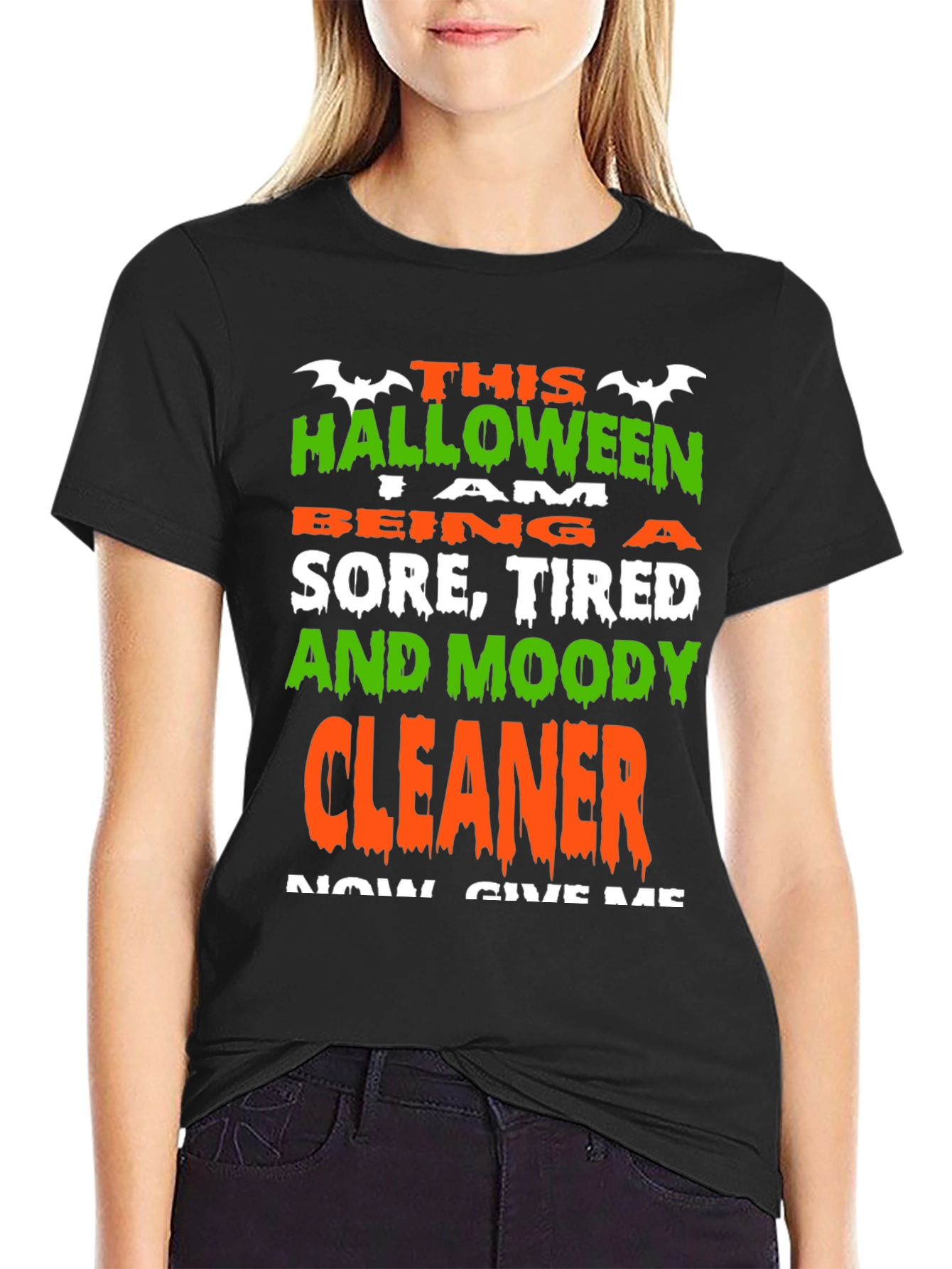 Funny Halloween Cleaner T-Shirt