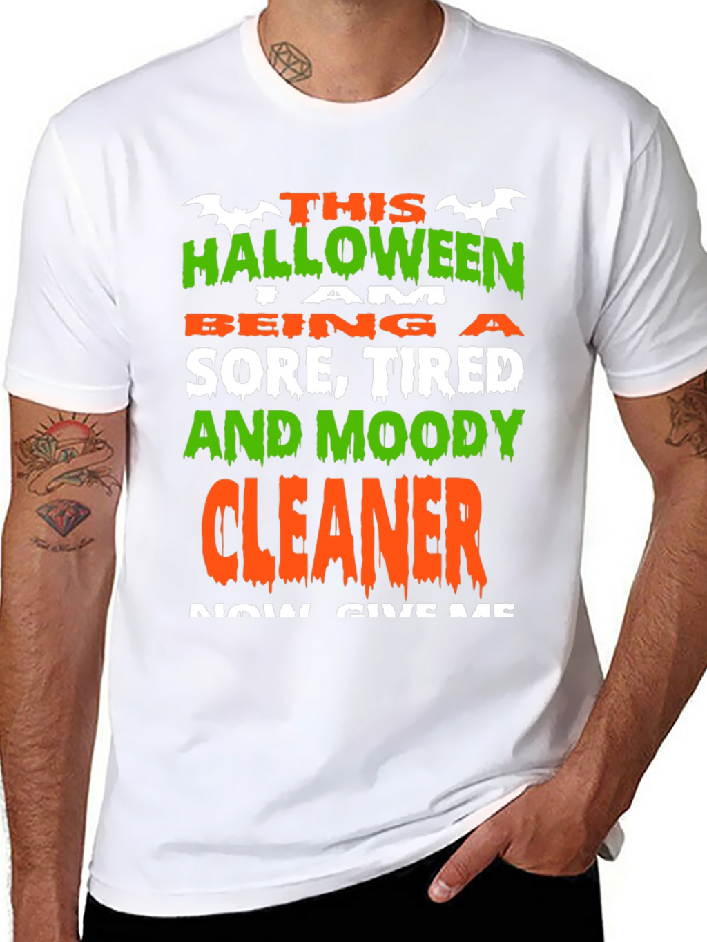 Funny Halloween Cleaner T-Shirt