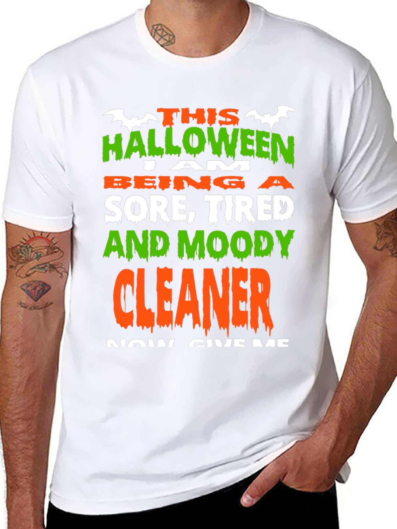Funny Halloween Cleaner T-Shirt