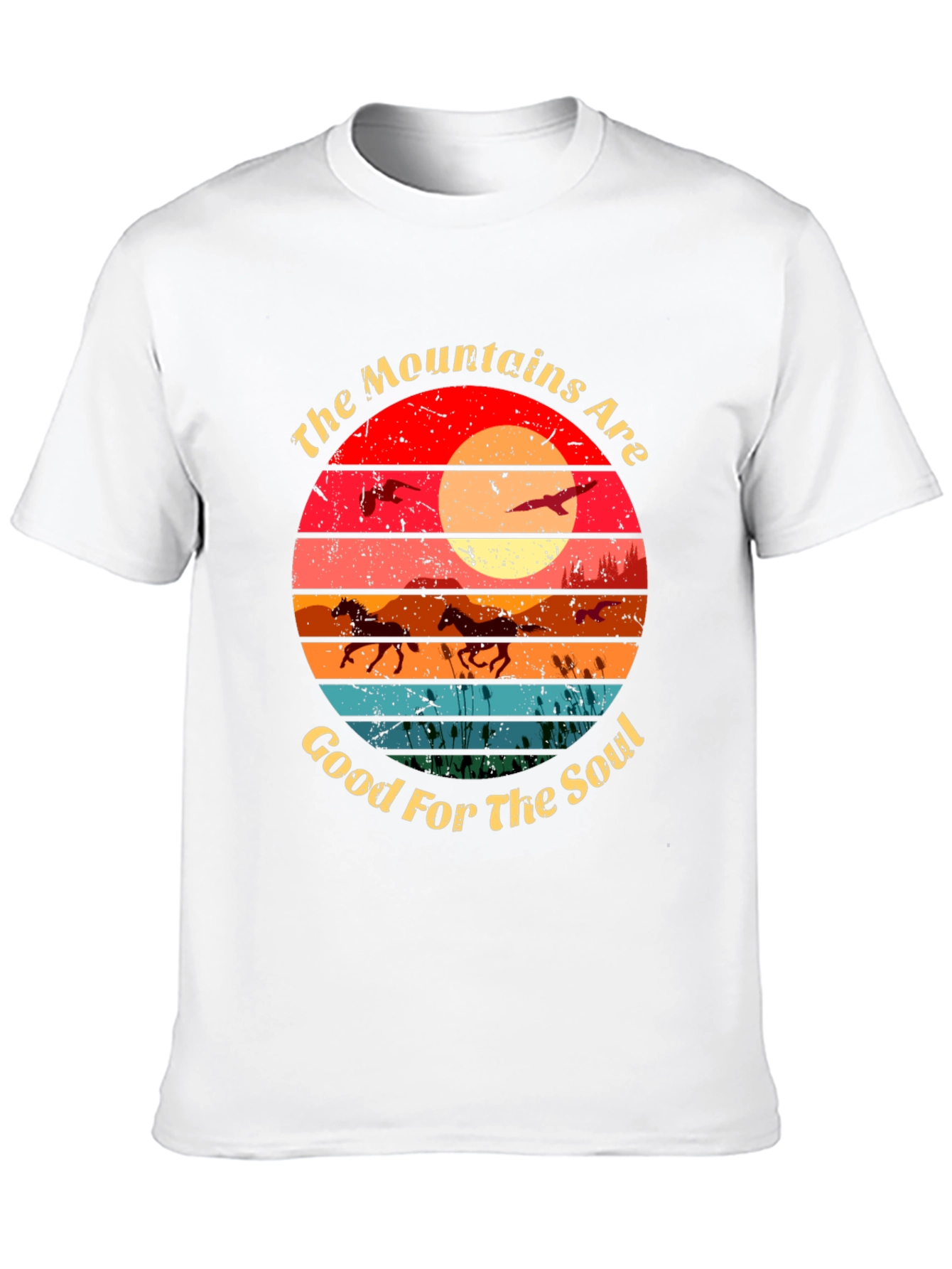 Mountains Are Good for The Soul Graphic Tee