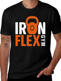 Iron Flex Gym Black T-Shirt