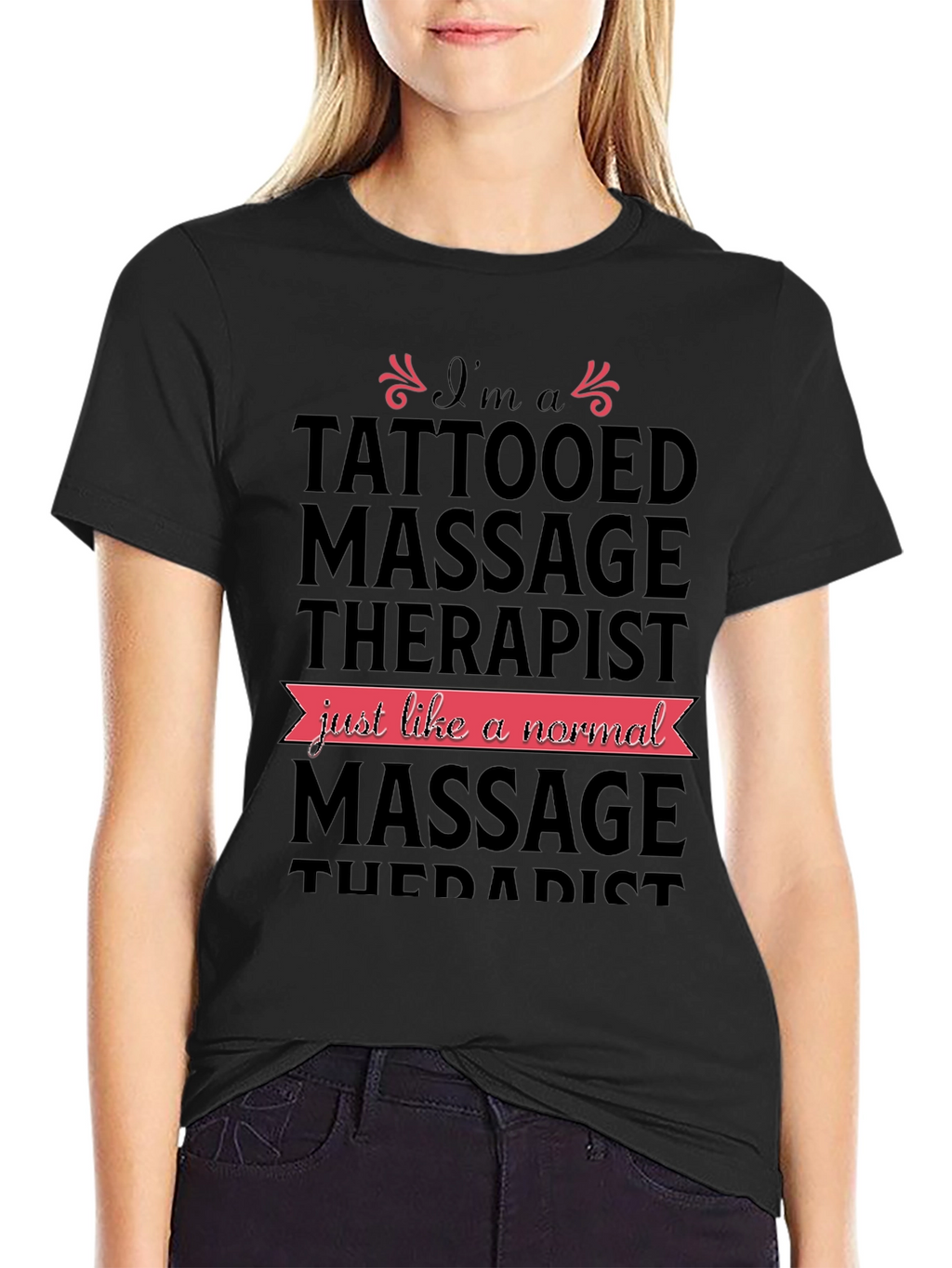 Tattooed Massage Therapist Novelty T-Shirt