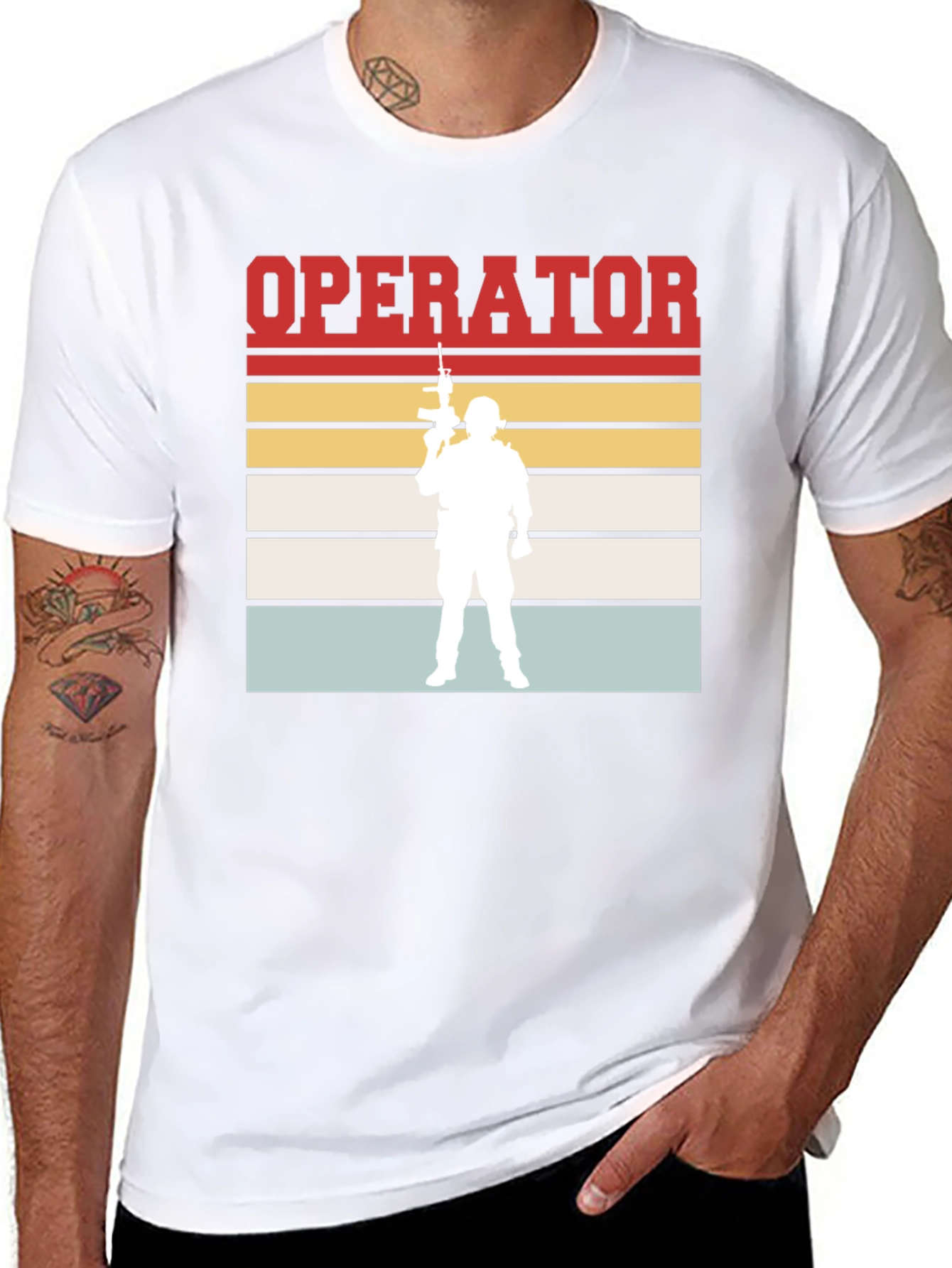 Operator Graphic Tee - Military Style T-Shirt