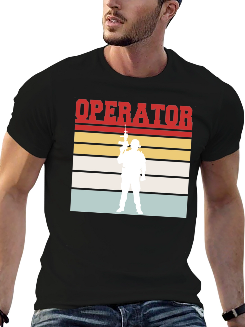 Operator Graphic Tee - Military Style T-Shirt