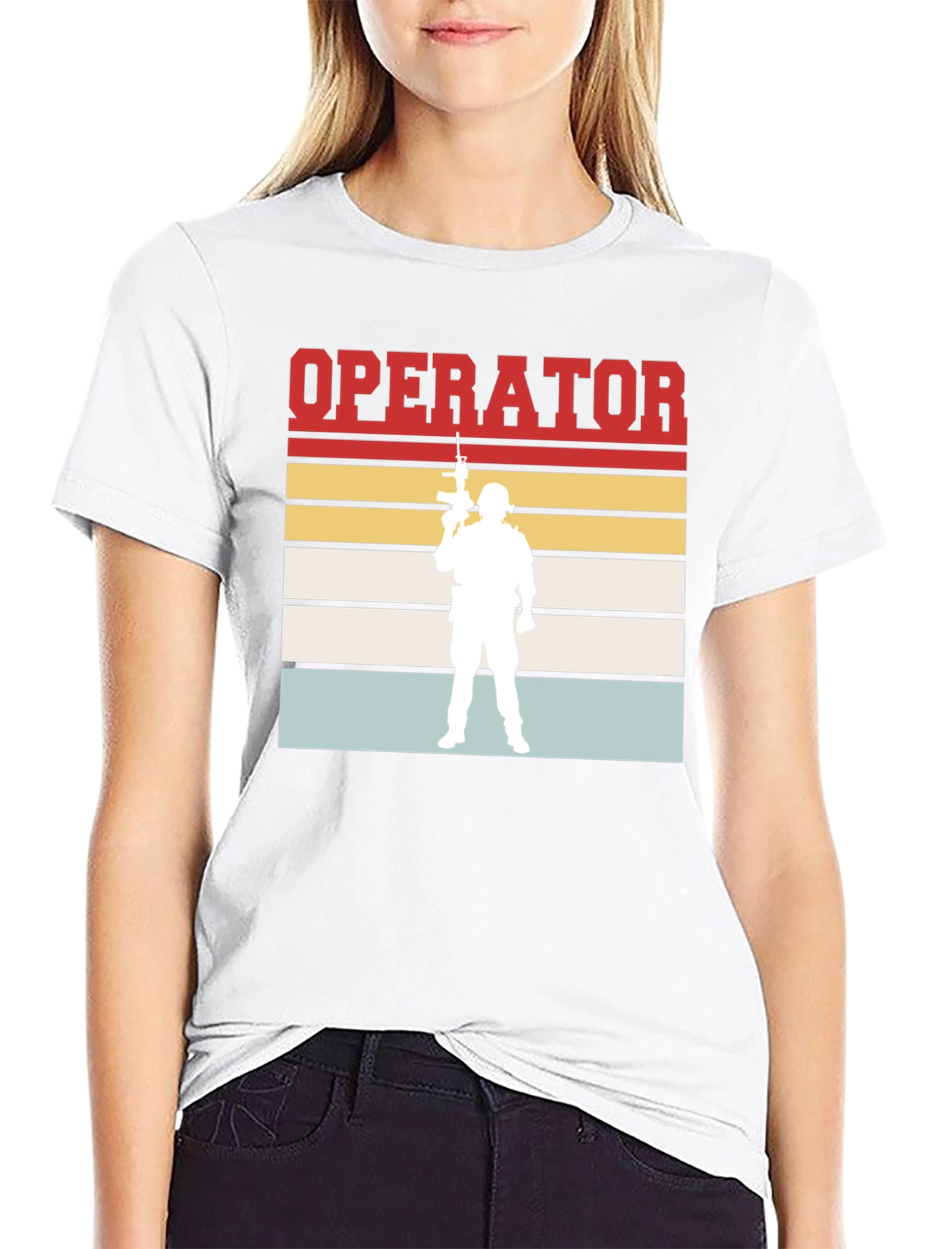 Operator Graphic Tee - Military Style T-Shirt