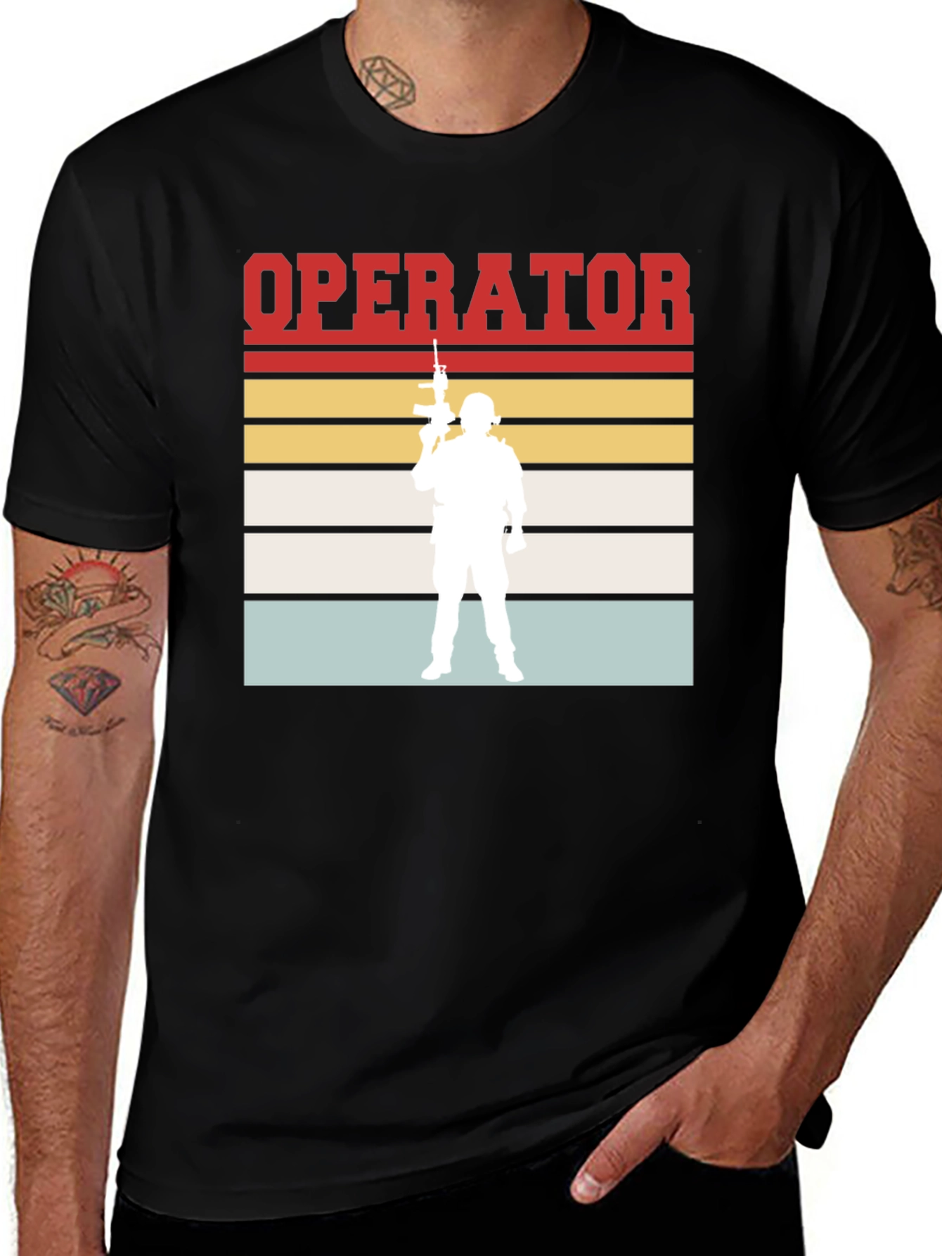 Operator Graphic Tee - Military Style T-Shirt