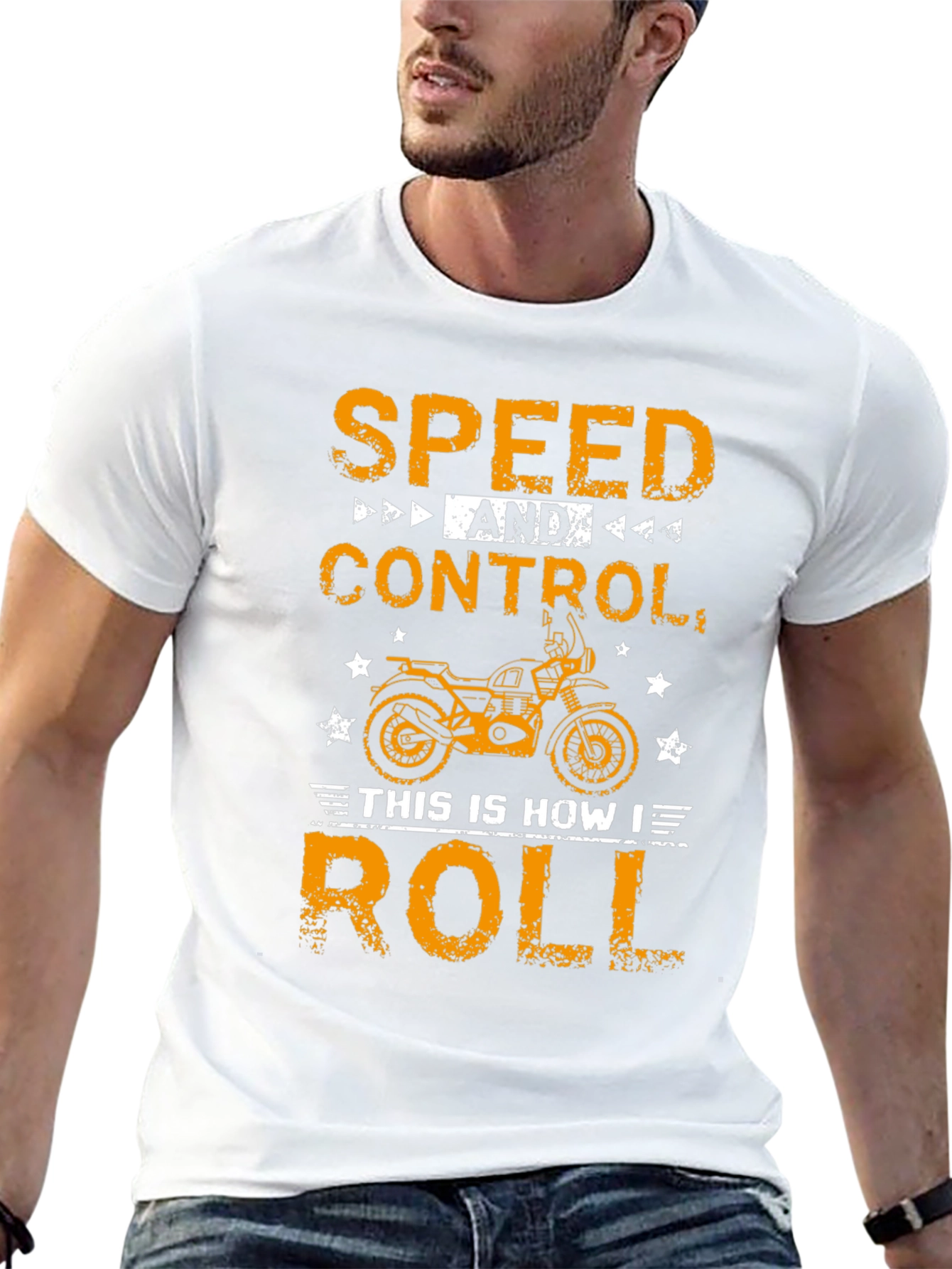 Speed & Control Motorcycle Graphic Tee