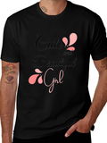 Cute & Beautiful Girl Graphic Print T-Shirt