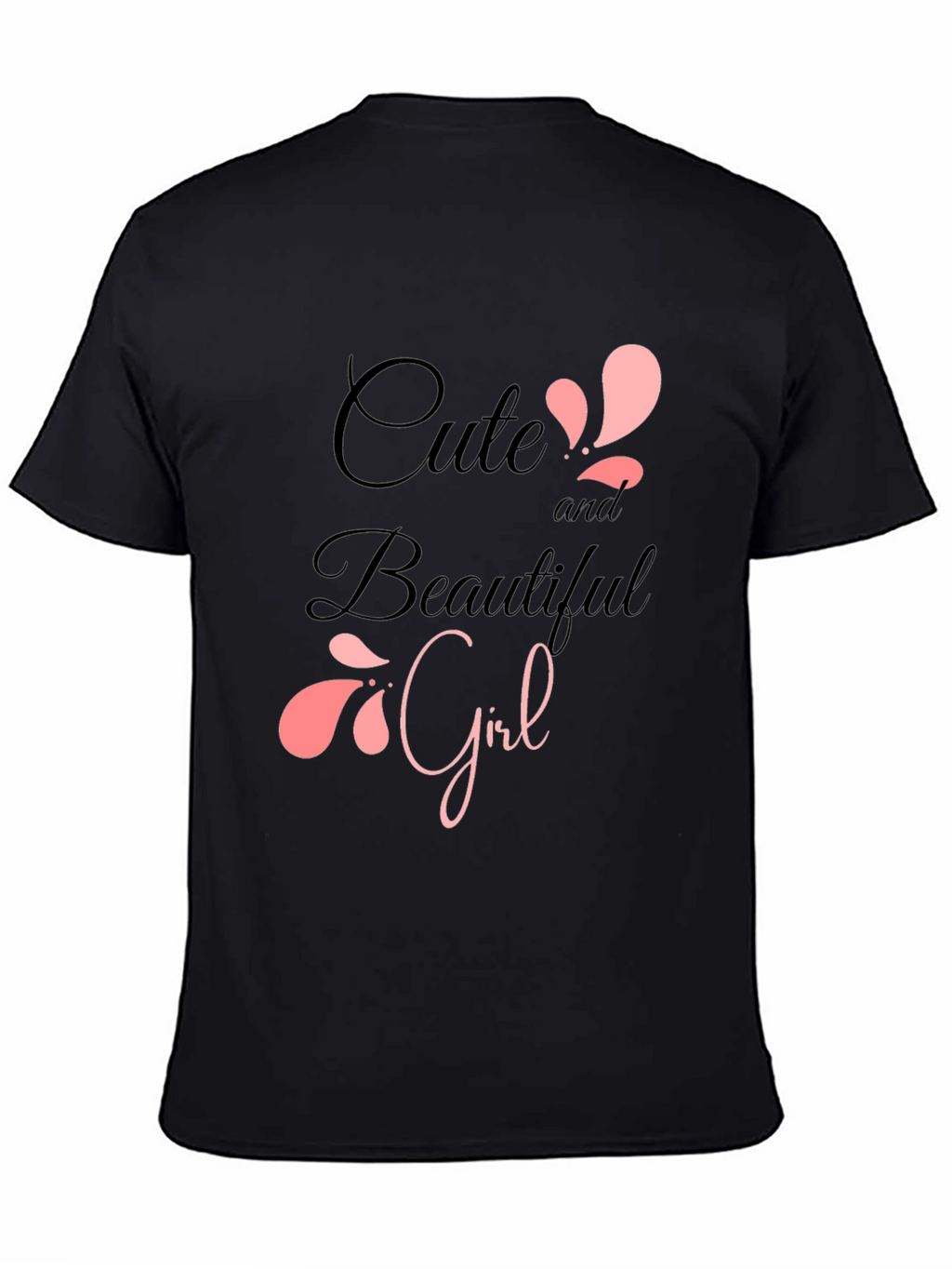 Cute & Beautiful Girl Graphic Print T-Shirt