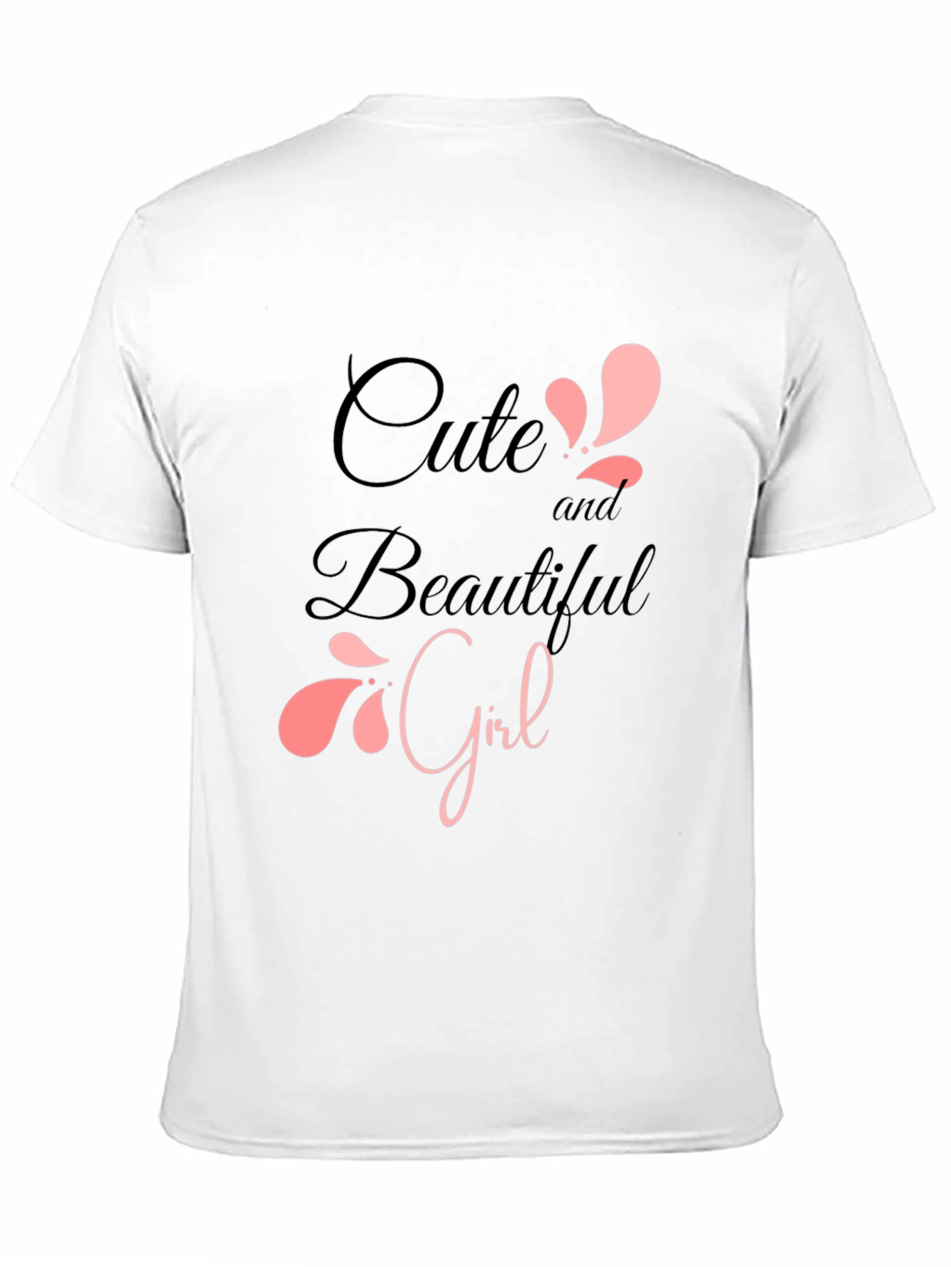 Cute & Beautiful Girl Graphic Print T-Shirt