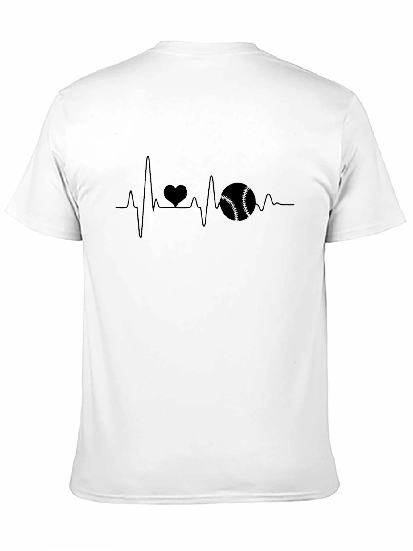 Baseball Heartbeat T-Shirt - Love of the Game