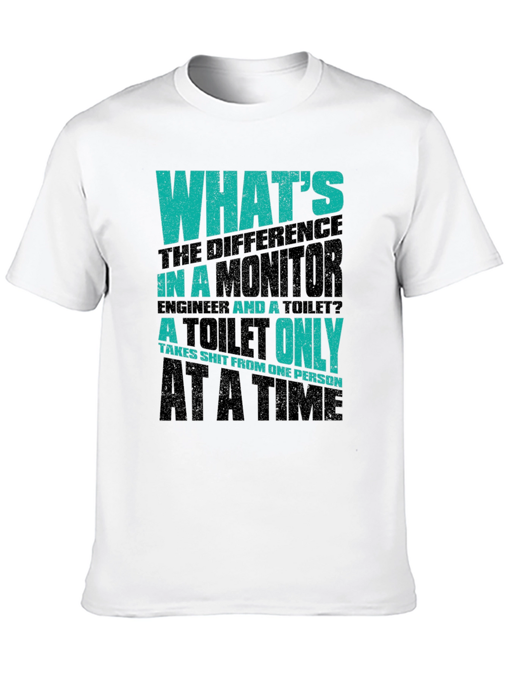 Funny Engineer vs. Toilet T-Shirt