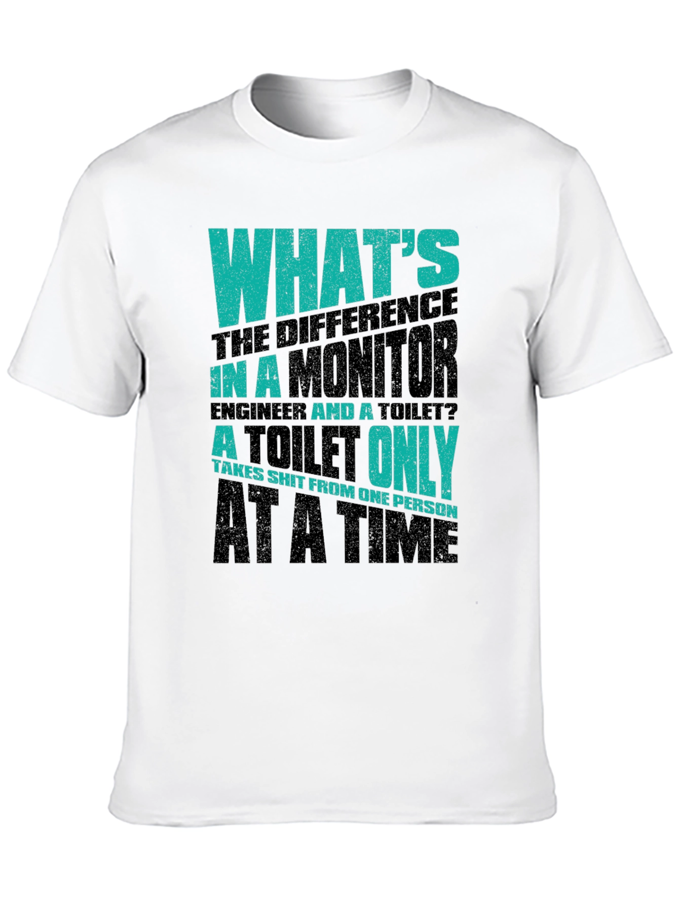 Funny Engineer vs. Toilet T-Shirt