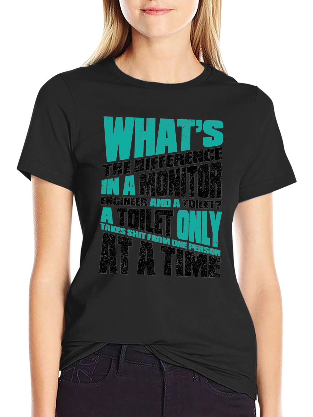 Funny Engineer vs. Toilet T-Shirt