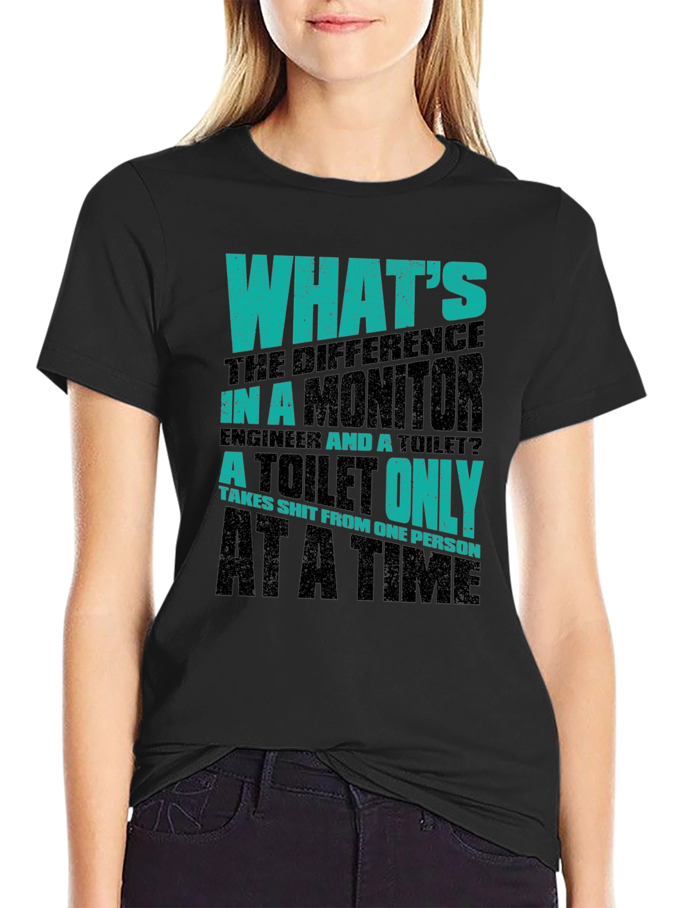 Funny Engineer vs. Toilet T-Shirt