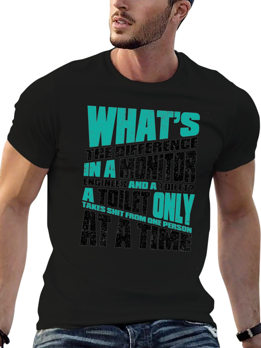 Funny Engineer vs. Toilet T-Shirt
