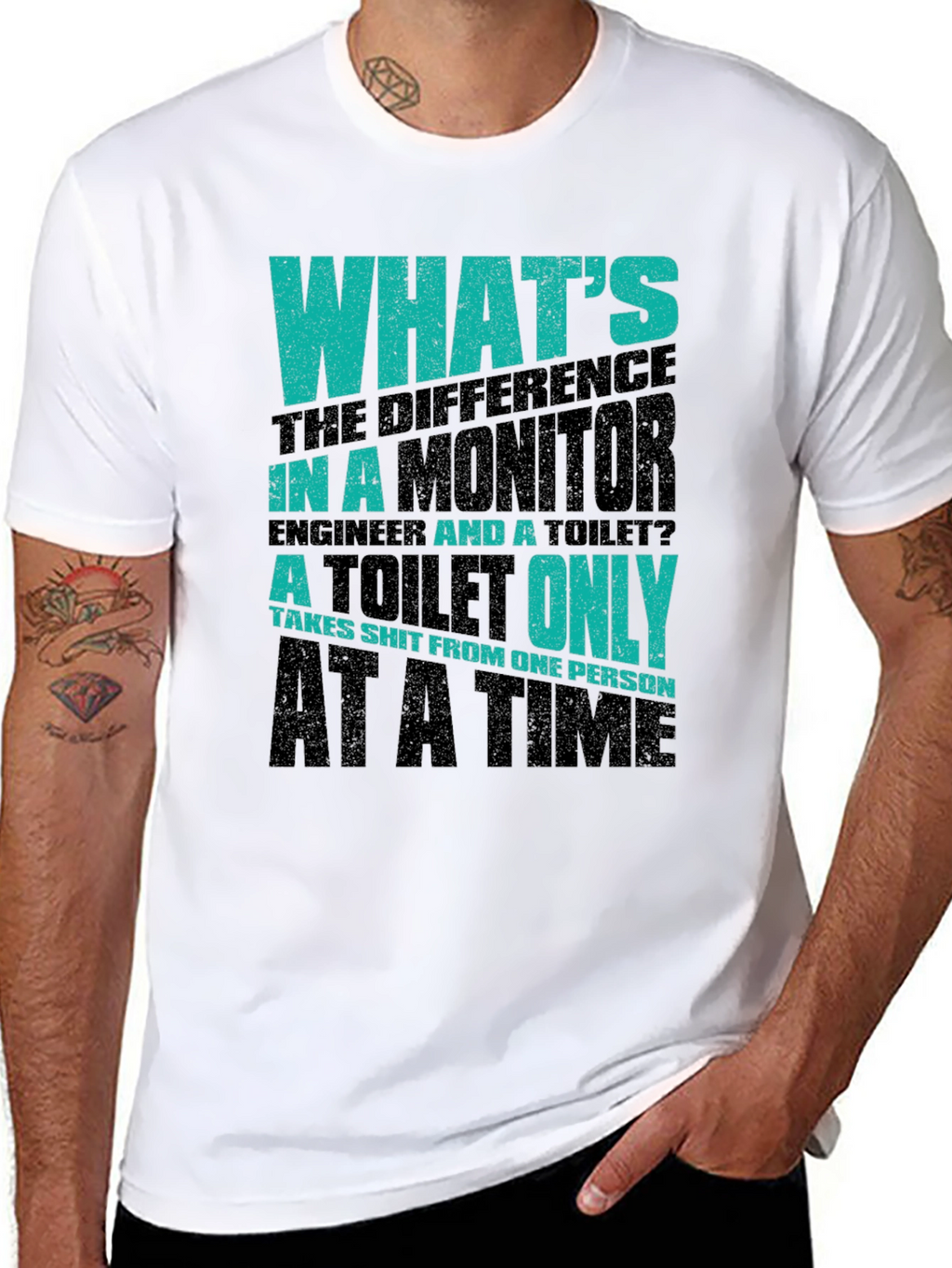 Funny Engineer vs. Toilet T-Shirt