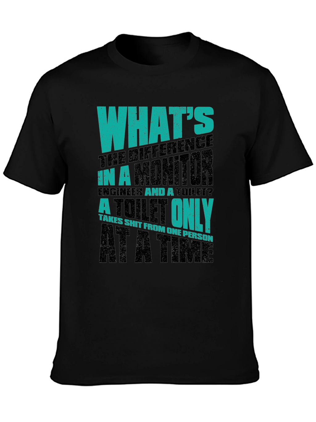 Funny Engineer vs. Toilet T-Shirt