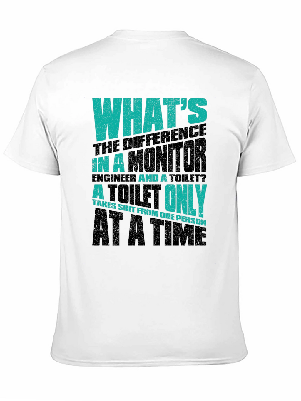 Funny Engineer vs. Toilet T-Shirt