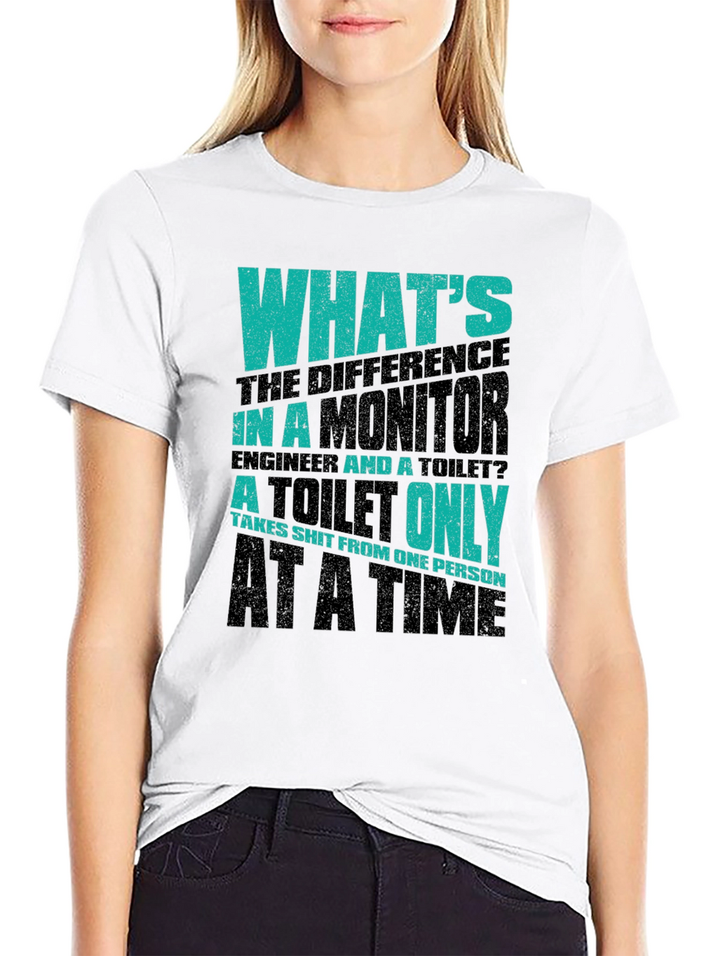 Funny Engineer vs. Toilet T-Shirt