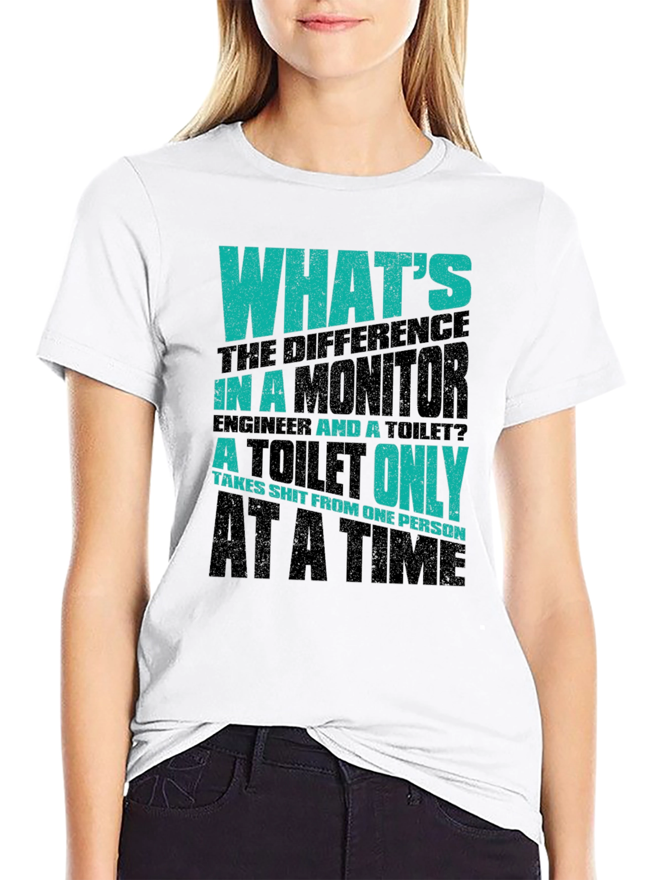 Funny Engineer vs. Toilet T-Shirt