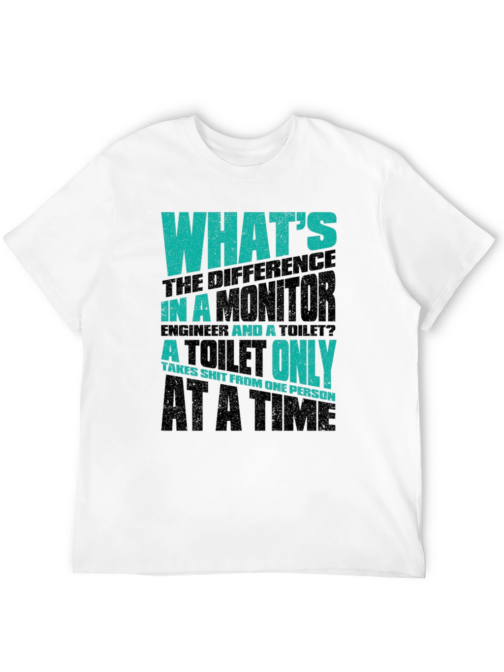Funny Engineer vs. Toilet T-Shirt