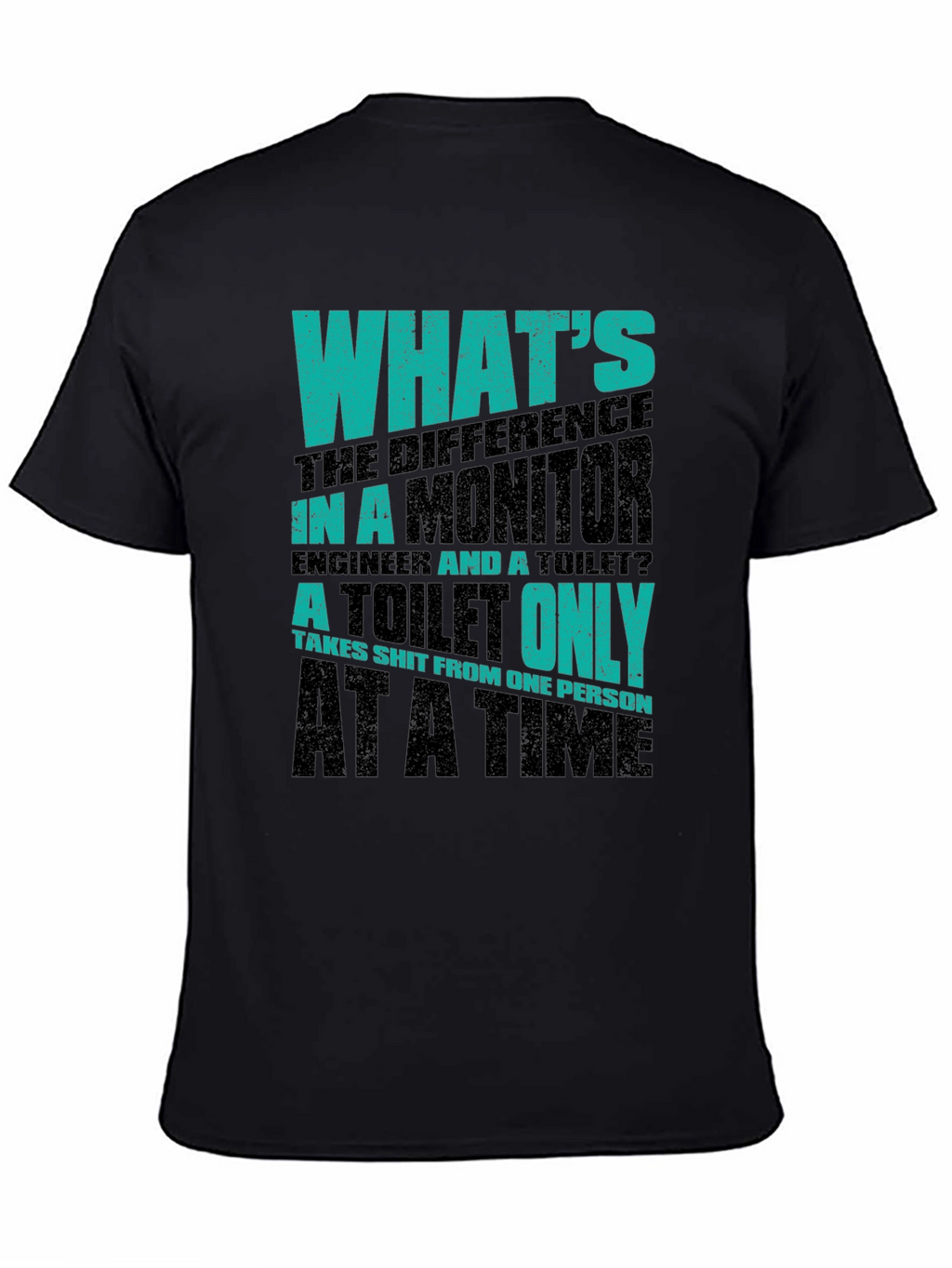 Funny Engineer vs. Toilet T-Shirt