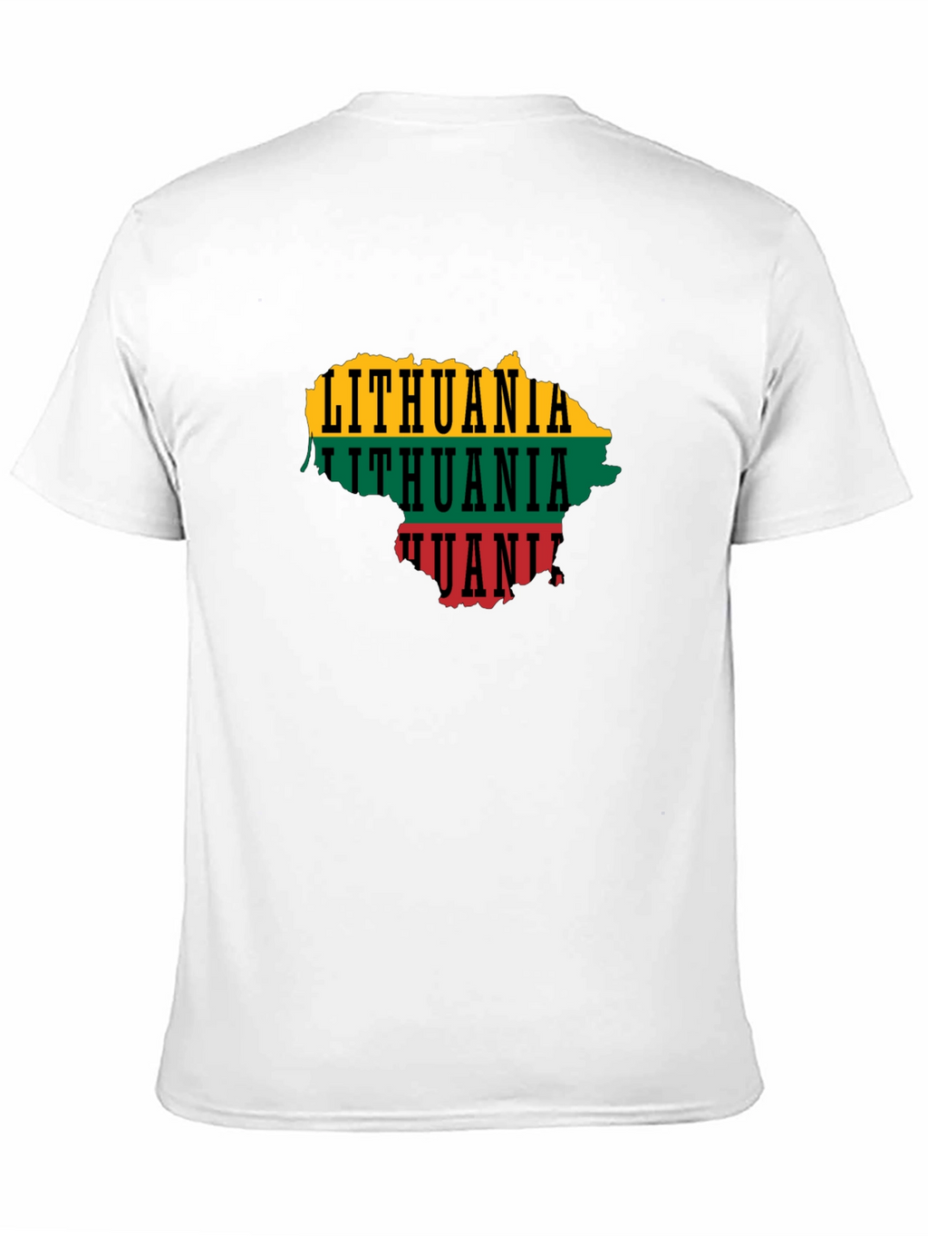 Lithuania Map Flag T-Shirt