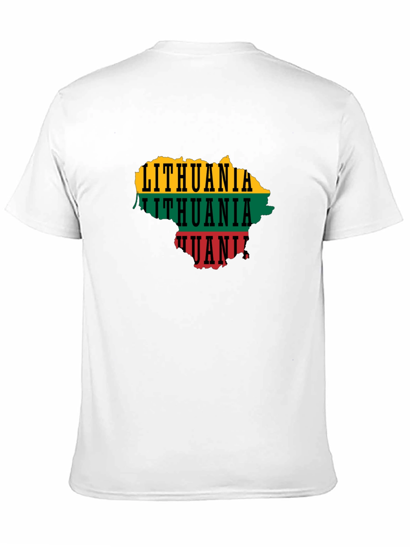 Lithuania Map Flag T-Shirt