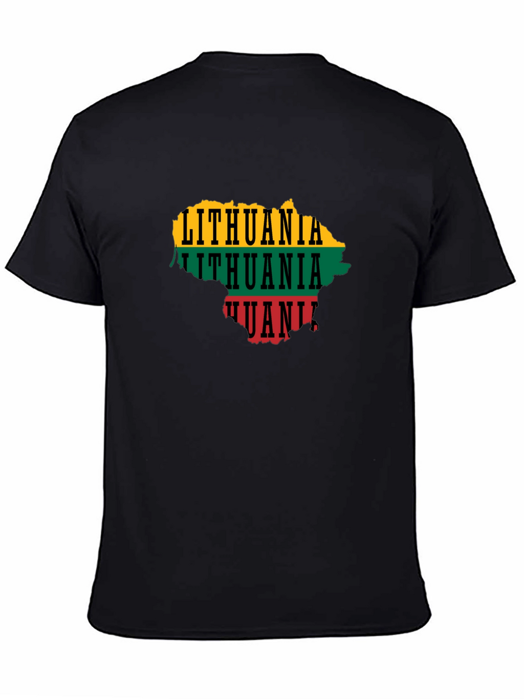 Lithuania Map Flag T-Shirt