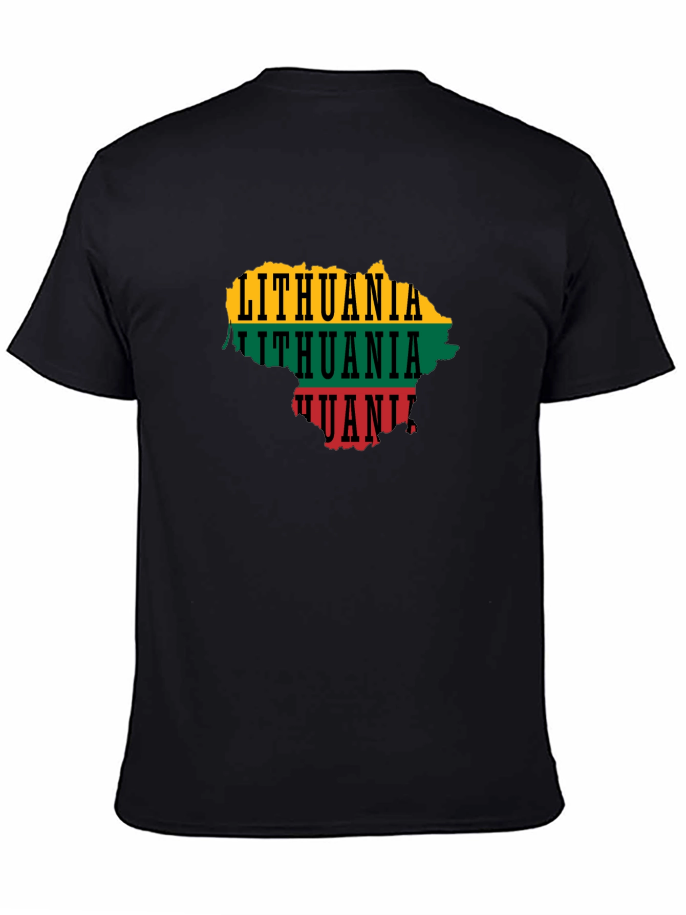 Lithuania Map Flag T-Shirt