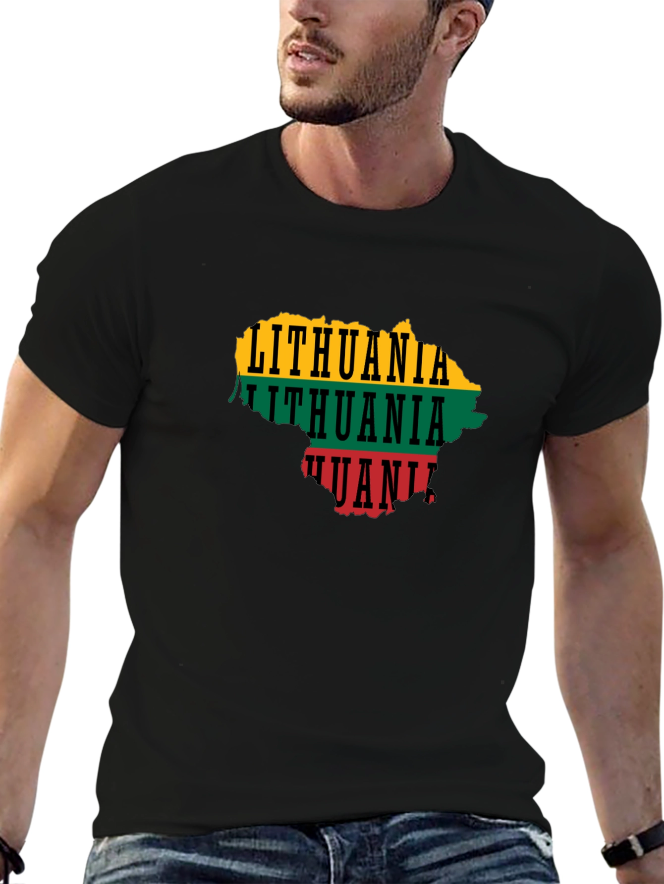 Lithuania Map Flag T-Shirt