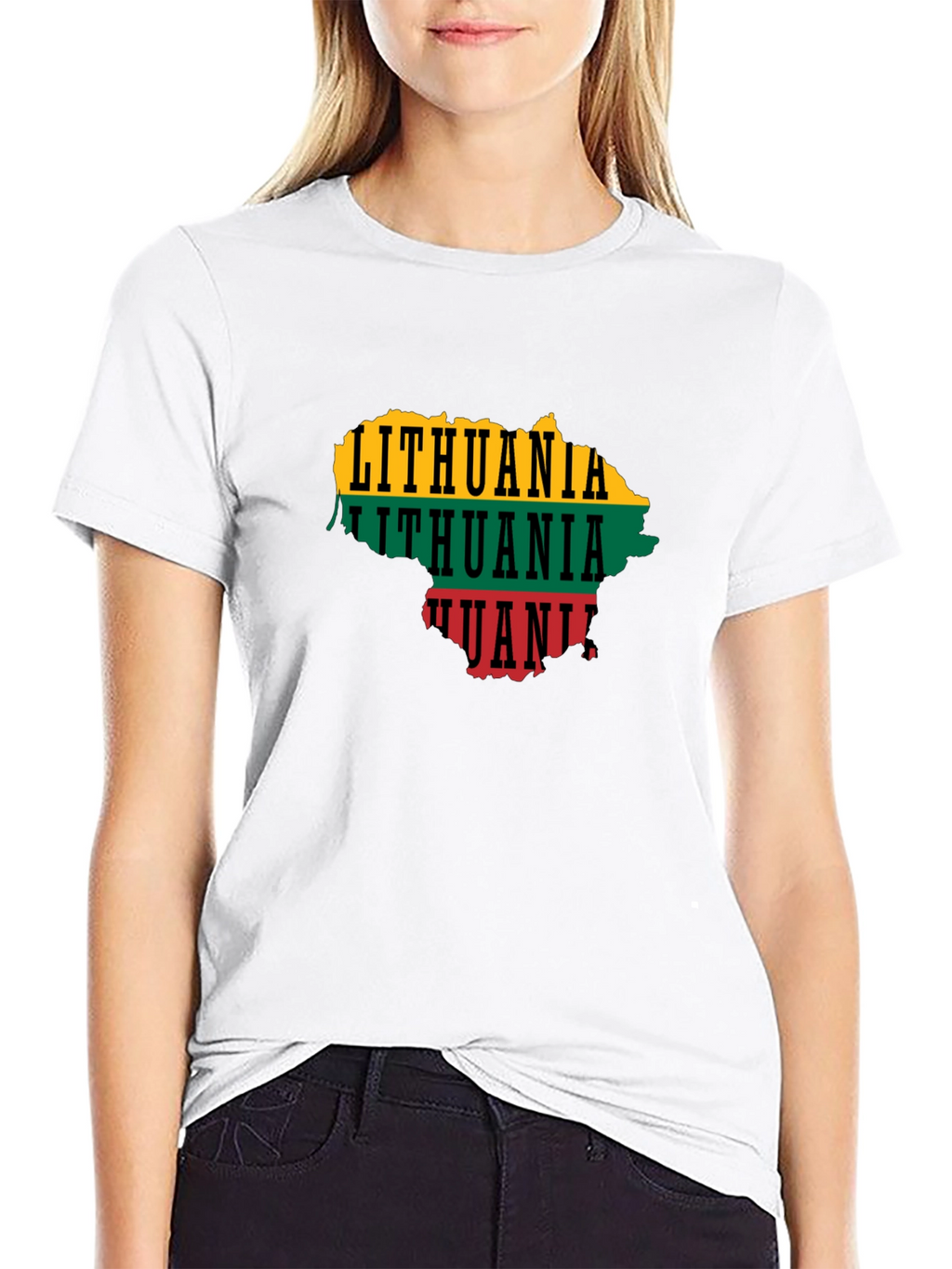 Lithuania Map Flag T-Shirt