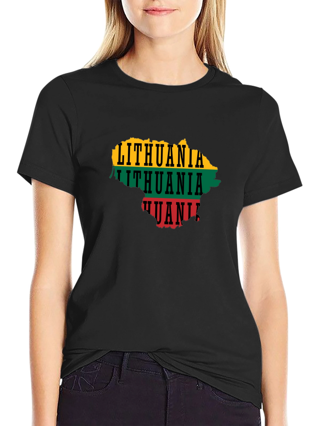 Lithuania Map Flag T-Shirt